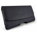 MND Horizontal Leather Carrying Case Pouch Holster for Huawei Y5 (Plus Size will Fit Phone w/ a Medium Size Hybrid Case on Not for a Naked Phone )