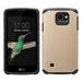 LG Optimus Zone 3 Cases | LG K4 Cases | LG Spree Cases | LG Rebel Cases Slim Hybrid Dual Layer[Shock Resistant] Case - Gold