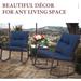 Pheap Outdoor Patio 3-piece Rocking Wicker Bistro Set by Havenside Home