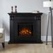 Ashley 48" Electric Fireplace in Blackwash by Real Flame - 48.03" L x 13.78" W x 41.25" H