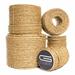 GOLBERG Manila Rope - Heavy Duty 3 Strand Natural Fiber - 1/4 inch 5/16 inch 3/8 inch 1/2 inch 5/8 inch 3/4 inch 1 inch 2 inch - Available in Different Lengths