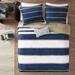 Mi Zone Garrett Navy Printed Duvet Cover Set