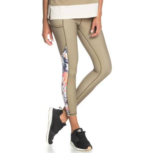 ROXY Damen Funktionelle Leggings Runway Circle, Größe S in Braun