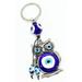 XXXXX Blue Evil Eye (Nazar) Owl Key Ring Blessing Protection Religious Charm Birthday Blessing Congratulatory Gift