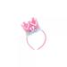 Amscan Girl's 1st Birthday Felt Novelty Headband Party Supplies, 9 x 5.25, Pink