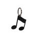 Music Note Key Chain