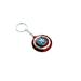 Superheroes Marvel Comics Captain America Civil War Shield Logo Keychain for Autos, Home or Boat with Gift Box