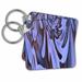 3dRose Purple Satin shows an abstract digital depiction of satin in various shades of purple - Key Chains, 2.25 by 2.25-inch, set of 2