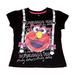 Sesame Street Elmo Little Girls' Toddler Short Sleeve Tee Shirt Black (4T)