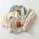 Ensemble de vêtements pour bébé garçon sweat-shirt brodé pull en coton tenues de sport pour