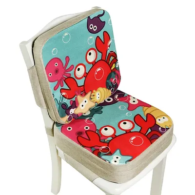 Coussin de chaise portable réglable pour enfants rehausseur de meubles pour bébé coussin de salle