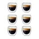 Ensembles de tasses à café en verre creux à double couche boire du thé boire du café standard 6