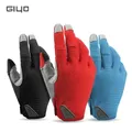 Giyo-Gants de cyclisme coupe-vent mitaines en tissu LyJean- écran tactile anti-aldes vélo de