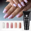 MSHARE Poly Nails Gel acrylique 60ml 60g constructeur UV Led Extensions d'ongles acrylique rose