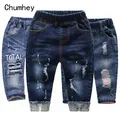 ChumManagers-Jeans extensibles pour enfants pantalons en denim pour enfants vêtements pour
