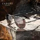 CAPONI – lunettes de soleil Pilot en Fiber de carbone avec bras photochromique polarisées