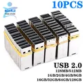 10 puces UPD USB 2.0 vente en gros 2 go 4 go 8 go 16 go 32 go 64 go 128 go disque flash