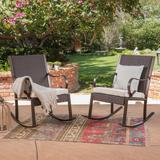Harmony Outdoor Rocking Chair (Set of 2) by Christopher Knight Home