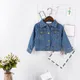 PUDCOCO-Veste en Jean Denim pour Fille Manteau à lèvent Vêtements d'Extérieur de 1 à 6 Ans Vente