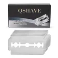 Qshave-Lame de rasoir de sécurité classique rasoir droit lame de sécurité à double tranchant