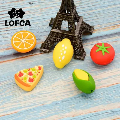LOFCA Leaf – perles de dentition en Silicone jouets animaux de dessin animé sans BPA marguerite à
