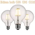 Ampoule COB à Filament LED G80 G95 G125 Grande Lumière Globale 6W 10W 12W Lampe d'Niken