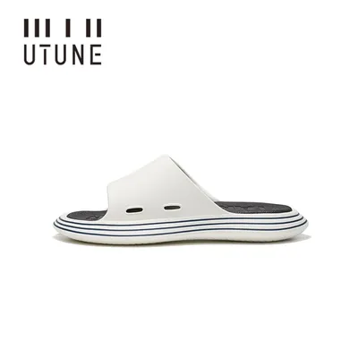 UTUNE-Pantoufles d'Extérieur pour Homme et Femme Chaussures de Piste d'Été Diapositives