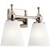 Cosabella 10 1/4" High 2-Light Polished Nickel Wall Sconce