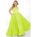 Neon Lights Plus Size Evening and Formal Dress with Pockets