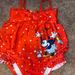 Disney Swim | Disney Minnie Mouse Summer One Peace Swimsuit | Color: Red | Size: 12-18mb