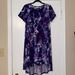 Lularoe Dresses | Lularoe Carly Patterned Dress | Color: Purple | Size: S