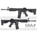 King Arms / Eagle Force CAA Licensed Airsoft AEG Rifle M4 Carbine Black CAD-AG-06-BK