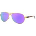 Oakley OO4079 Feedback Sunglasses - Women's Satin Gold 59 OO4079-407939-59