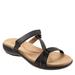 Trotters Raja - Womens 7.5 Black Sandal Medium