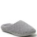 Dearfoams Leslie Quilted Terry Clog - Womens S Grey Slipper Medium