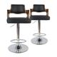 Lot De 2 Chaises De Bar paddington 110cm Noisette & Noir - Paris Prix