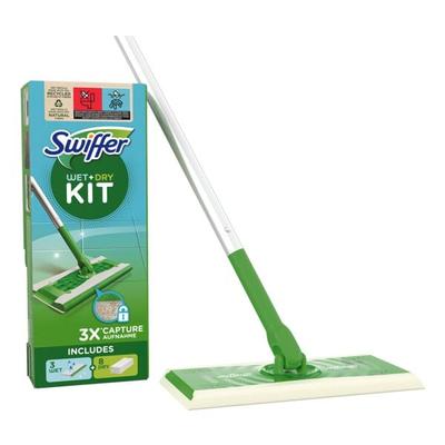 Swiffer 12-tlg. Reinigungsset »Bodenwischer Trocken + Nass« grün Image