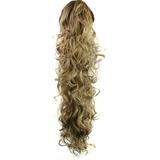 Mnycxen Long Clip-in Curly Claw Jaw Ponytail Clip In Hair Extensions Wavy Hairpiece