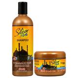 Silicon Mix Moroccan Shampoo 16oz + Leave in 8oz