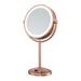 Conair LED Lighted Makeup Mirror 1x/10x Magnification Rose Gold BEH17RG