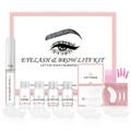 2-In-1 Brow Lamination Kit, Eyebrow Lift&Eyebrow Curling Kit, Professional Lift For Trendy Fuller Brow Look And Curled Lashes, Perfect Full Fluffy Sculpt Brows Styling Long Duration Easy To Use