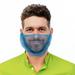 Blue Beard Covers for Men 18 2000 Pack of Polypropylene Beard Cover Protector Beard Guard Blue Net Protector Reusable Beard Nets for Men Food Service Kitchen Beard Hair Net