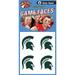 Fan-A-Peel Michigan State Water Based Temporary Tattoos - Hypoallergenic Peel and Stick Waterproof Temporary Tattoos - Officially Licensed