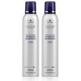 Alterna Caviar Anti-Aging Professional Styling Working Hair Spray Ultra-dry Brushable Helps Control Frizz & Adds Shine Sulfate Free 7.4 Oz.-2 Pack
