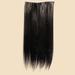 Madison Braids Women s Liz Invisible Long Hair Extension Synthetic Hair - Dark Brown
