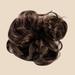 Madison Braids Womens Ponytail Holder Bun Hair Extension - Synthetic Hair - Top Knot - Brunette