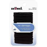 Scunci No Damage Hair Elastics Small Black 34 ea (Pack of 3)