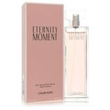 Calvin Klein Eternity Moment Perfume Eau De Parfum Spray for Women - 3.4 Oz