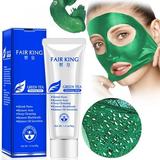 Yinrunx Green Tea Mask Face Scrub Clay Mask Exfoliating Face Wash Green Tea Cleansing Mask Facial Scrub Blackhead Remover Cream Exfoliating Face Scrub Mud Mask Facial Masks for Women Acne Face Mask