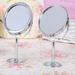 Hapeisy Large Double Sided Makeup Mirror 360 Degree Swivel Magnifying Mirror Vanity Mirror with Stand and Removable Base